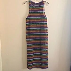 ZARA Trafaluc midi striped dress
